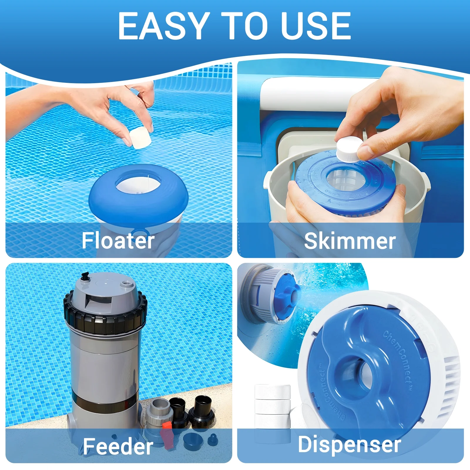 Pool Supplies 4 LB, 3 