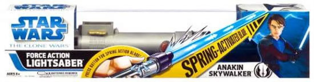 Star Wars Clone Wars Anakin Skywalker Force Action Lightsaber [Blue]