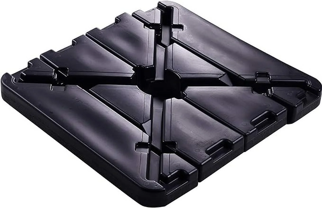 Grand Patio 4 Piece Premium Offset Umbrella Base, 35.1lbs, Black