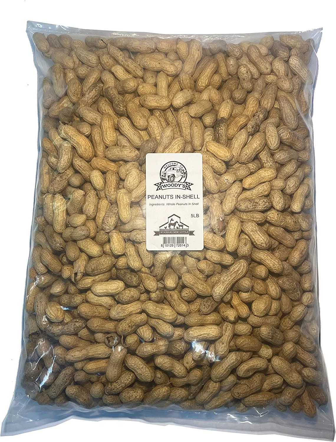 Woody's Peanuts in Shell - Wild Bird Feed(5 Pounds)