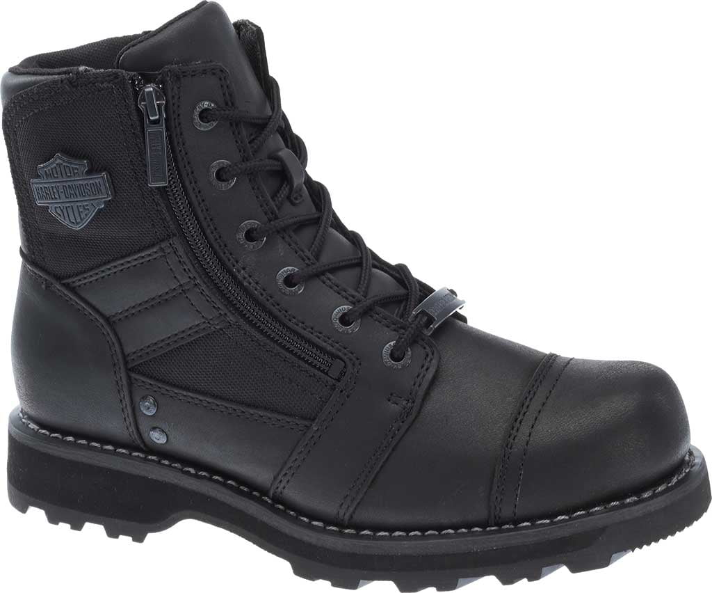 Men's Harley-Davidson Bonham Boot Black Full Grain Leather 9.5 M