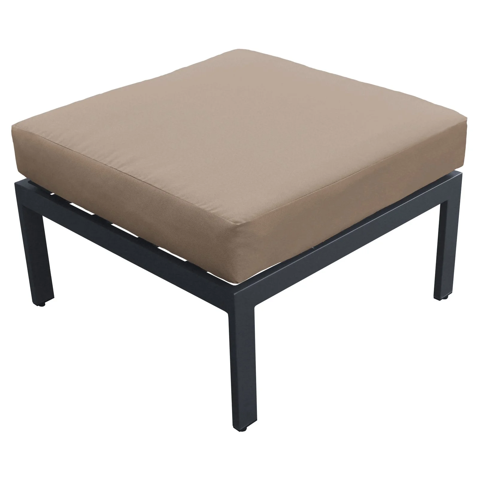 TK Classic Lexington Patio Ottoman in Wheat (Set of 2)