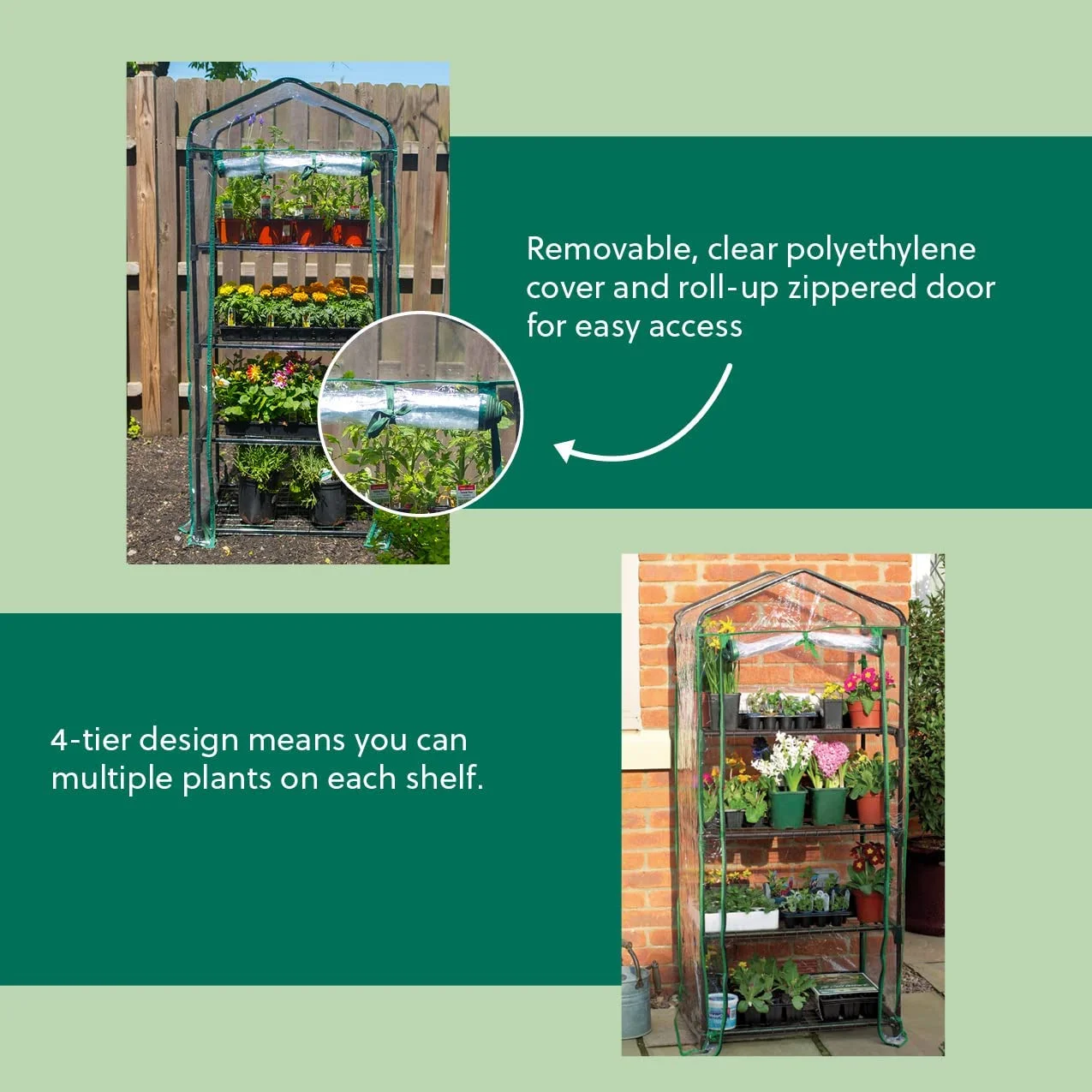 R687 4-Tier Mini Greenhouse, 27