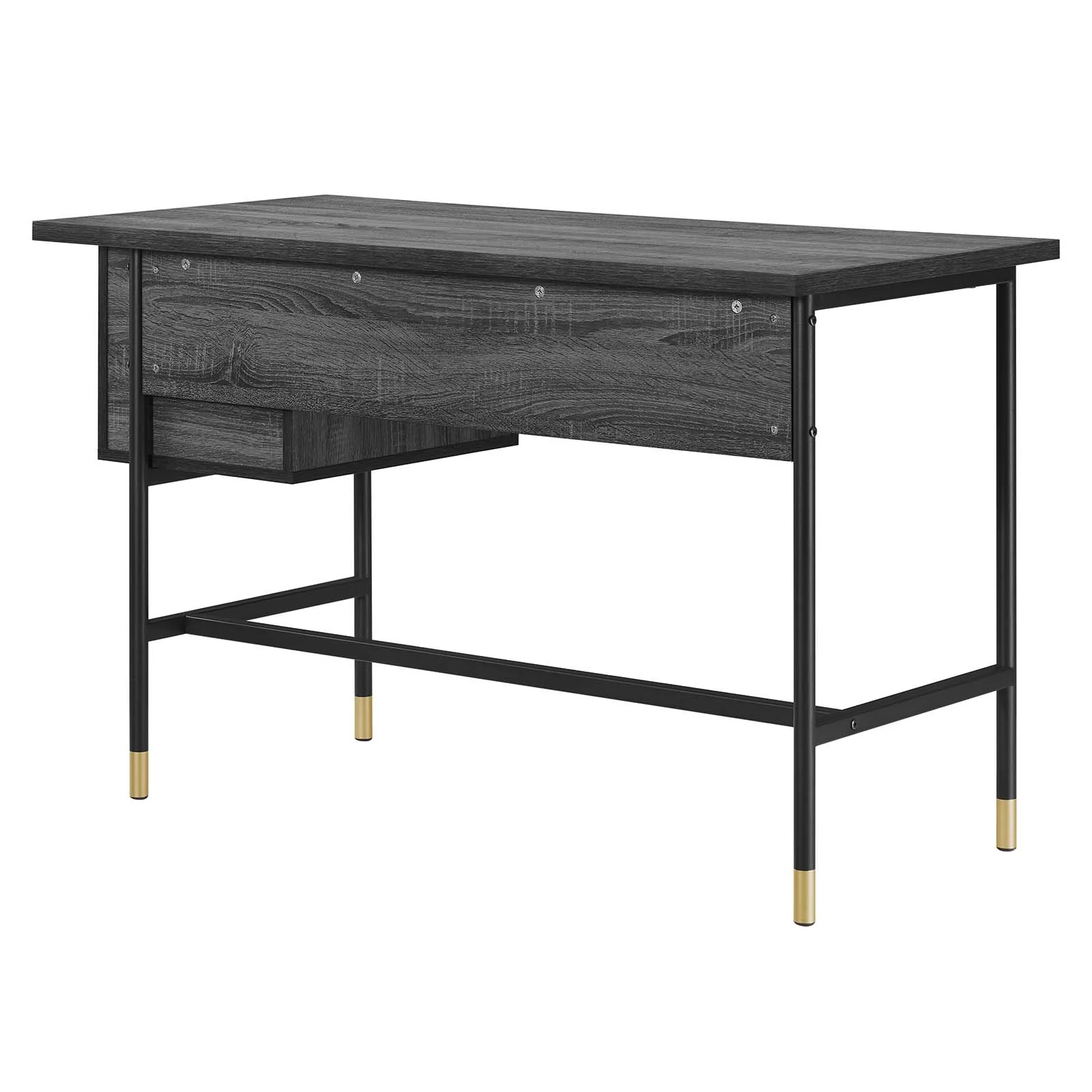 Modway Nexus Office Desk in Black Charcoal