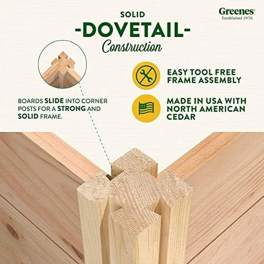 Premium Cedar Elevated Garden Bed 24