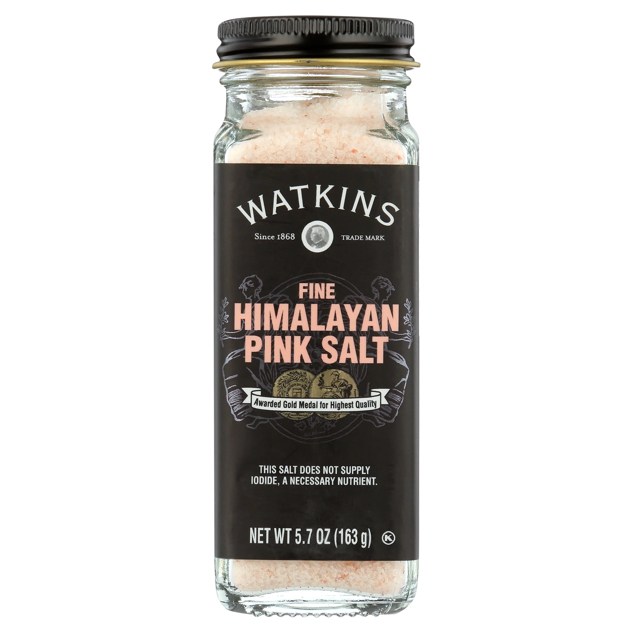 Watkins Inc. Fine Himalayan Pink Salt 5.7 oz Jar (Fish-Free)