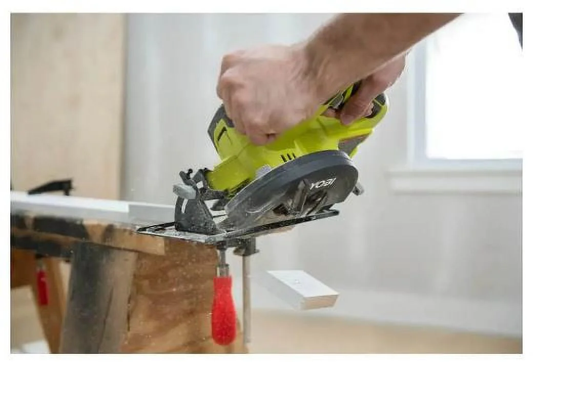 RYOBI ONE+ 18V Cordless 5-1/2 in. Circular Saw Kit with 4.0 Ah Battery and Charger