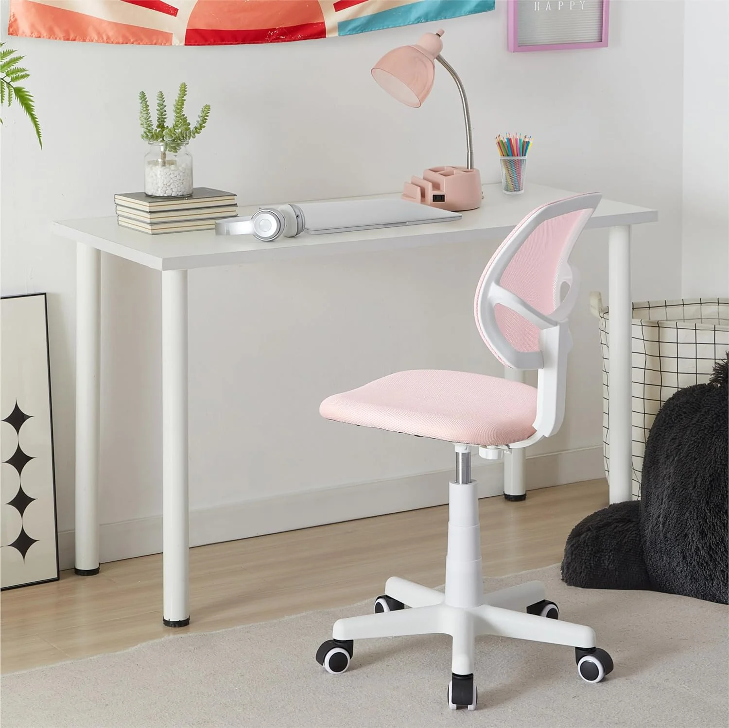 Mesh Task Chair, pink