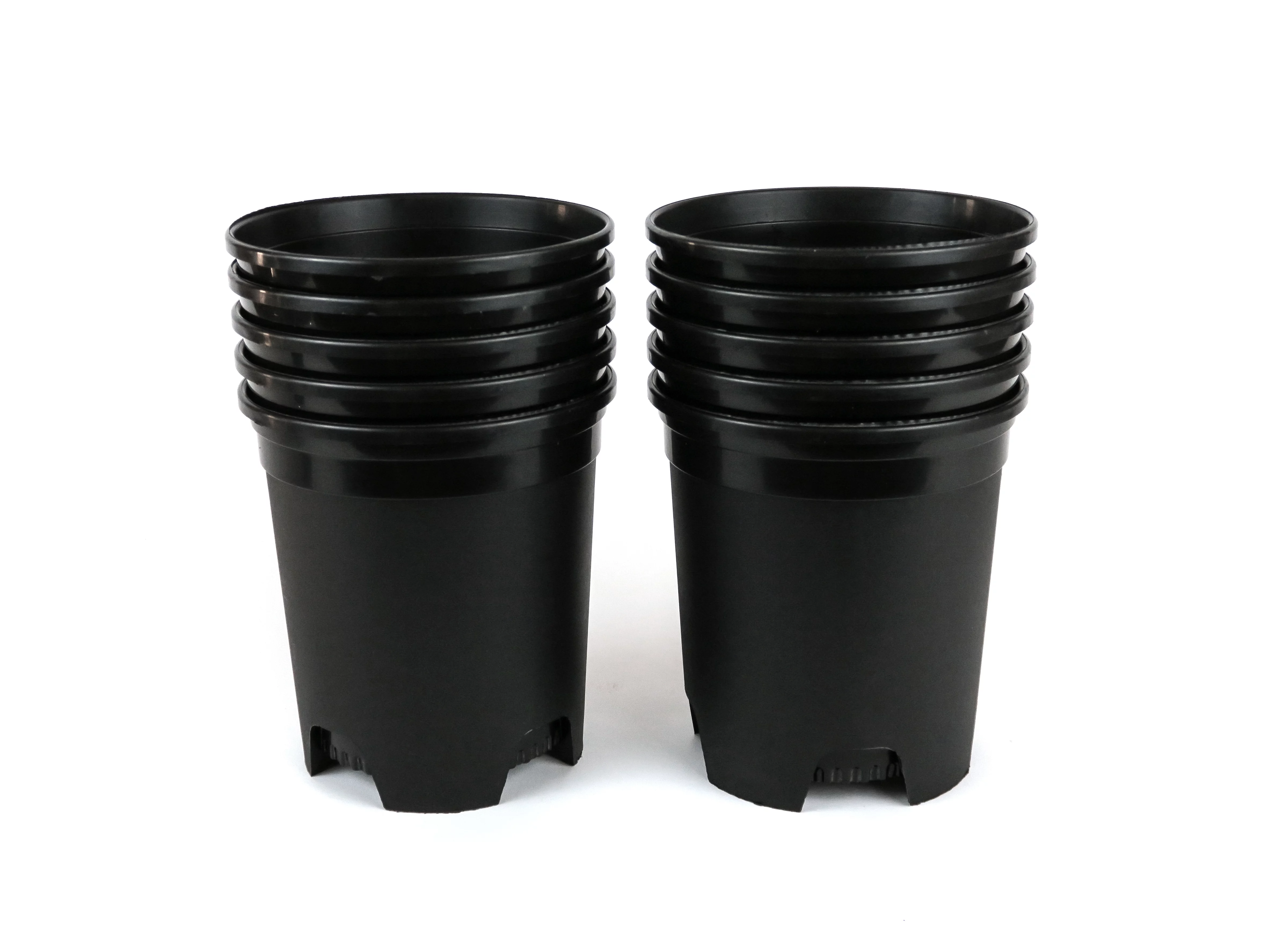 Cotta Planters 1 Gallon Nursery Pots 30-Pack 6 inch Bulk Plastic Planters Garden supplies