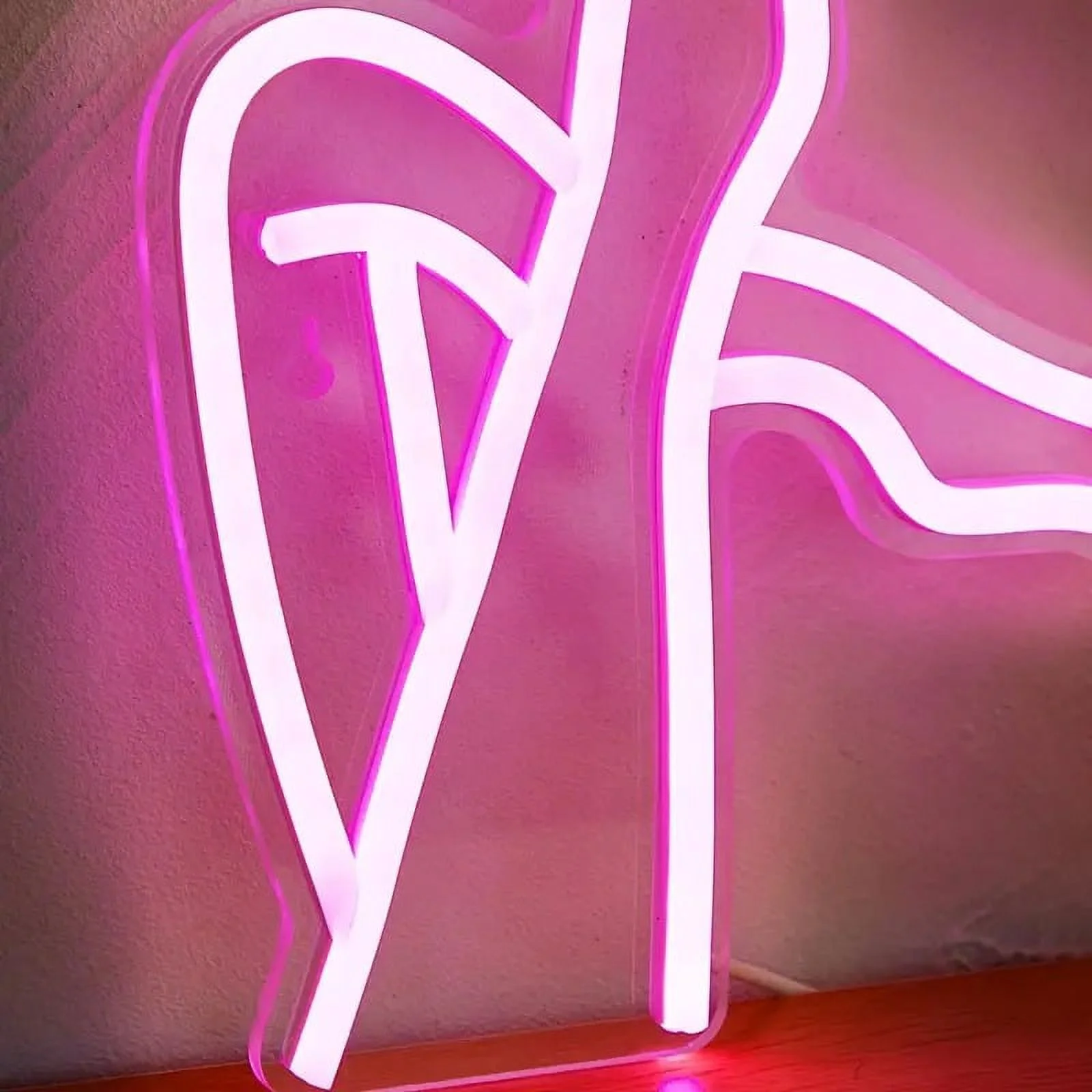 Sexy Leg Neon Light USB Powered Women Legs LED Sign Pink Neon Sign for Bedroom Wall Decor, Bar, Man Cave, Hotel, Dormitory 15 X 9.6 INCH