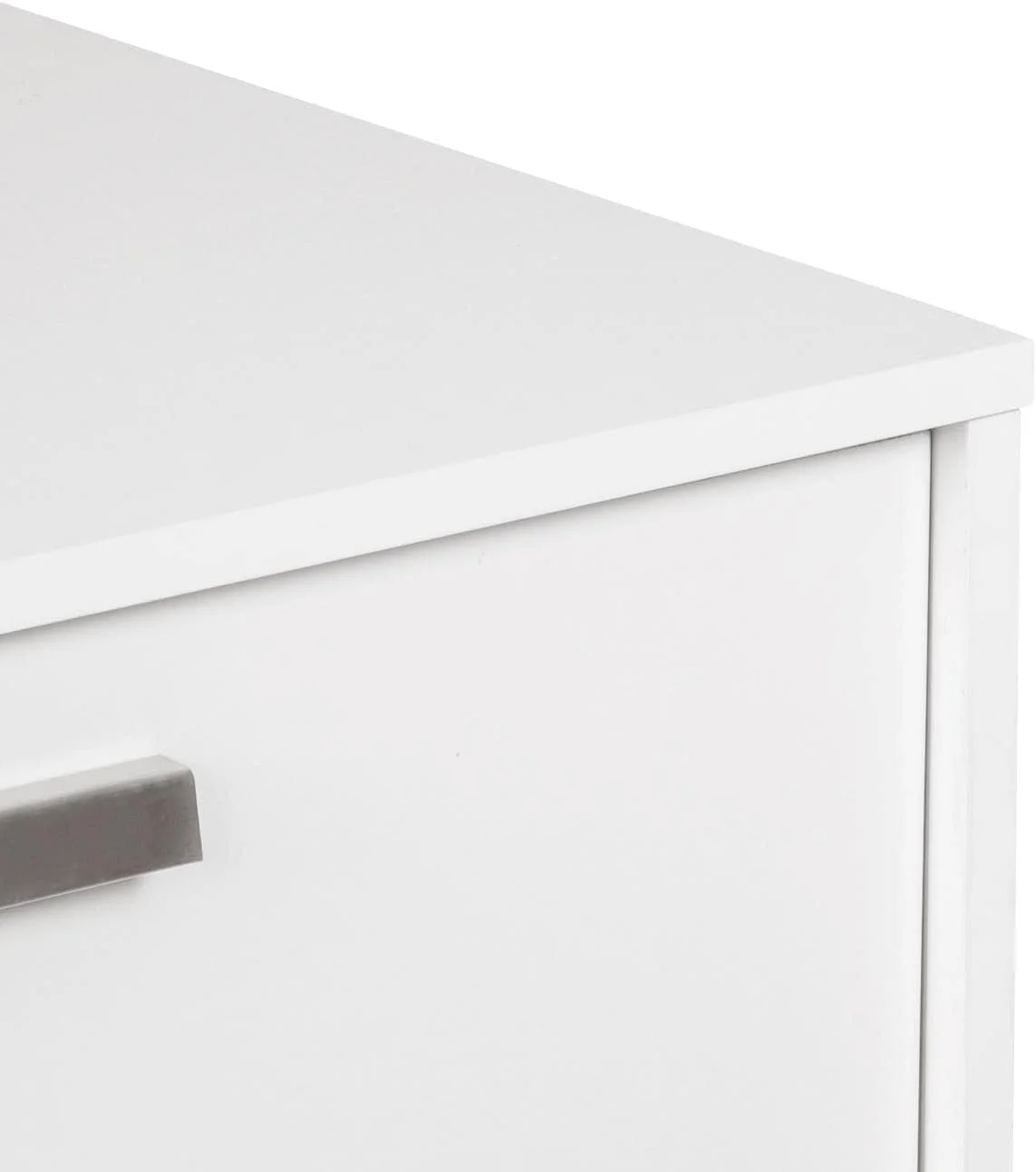 Miami 2-Drawer Modern Wood Lateral File Cabinet In White