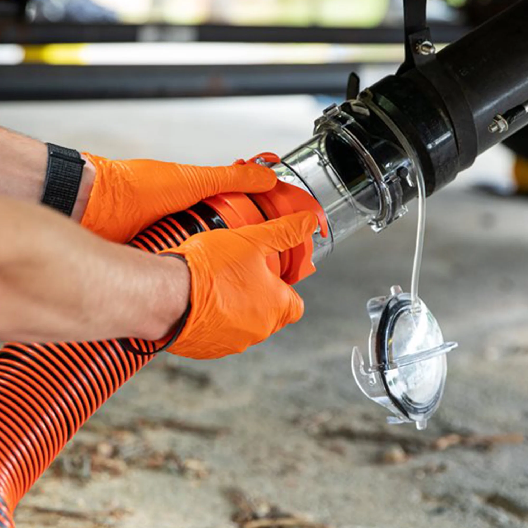 Camco 39863 Rhinoflex Sewer Hose Extension Kit with Swivel Fitting - Offers Maximum Protection, 10'