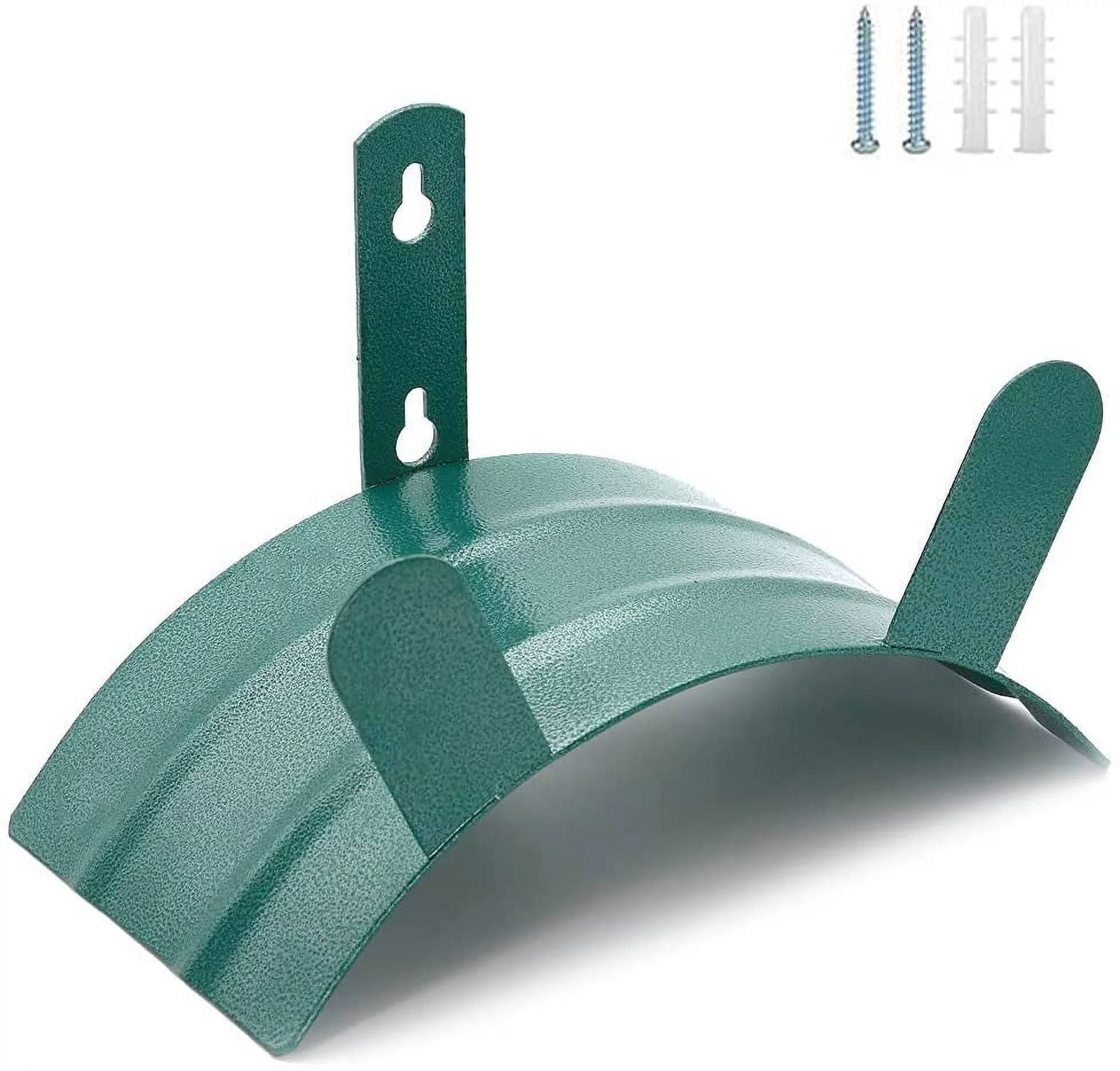 Deluxe Wall Mount Garden Hose Hanger Duty Metal Hose Holder Easily Holds 125 3/4’’ Hose