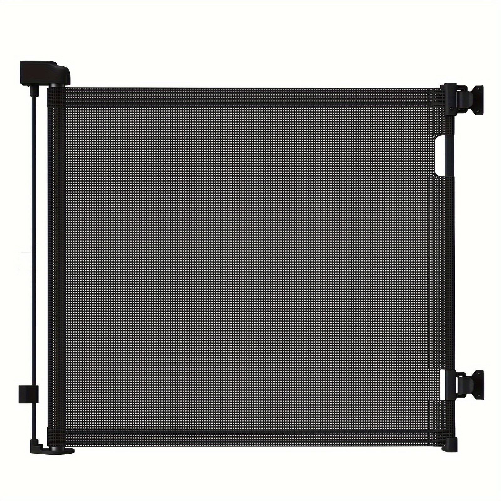 Retractable Pet Stairs Gate, Mesh Pet Gate Mesh Dog Gate, 33