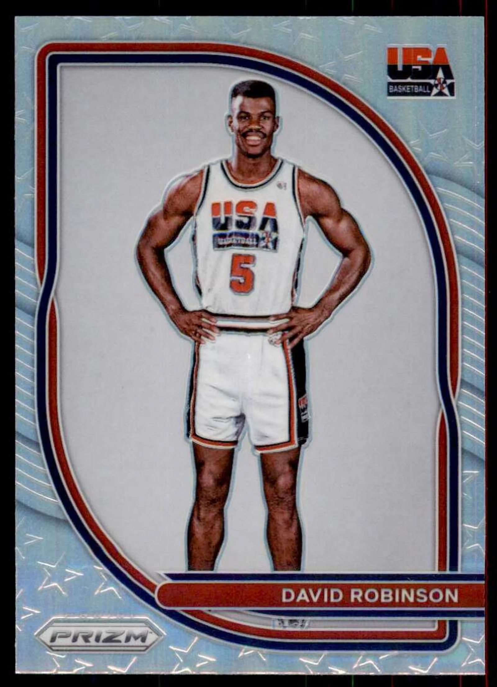 David Robinson Card 2020-21 Panini Prizm Prizms USA Basketball #5