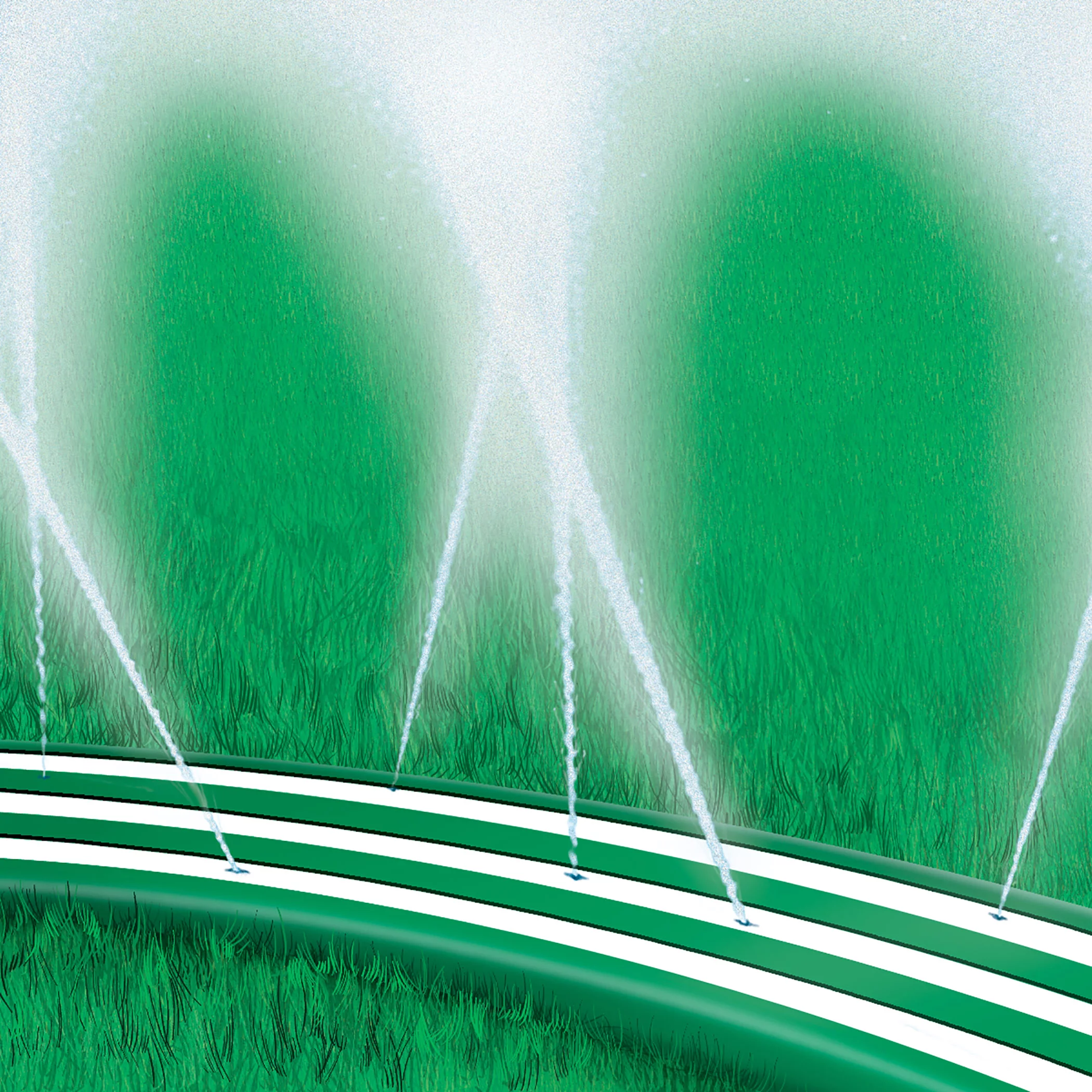 Flexon FLXFS25 Flexon 25 in. 3 Tube Sprinkler Hose