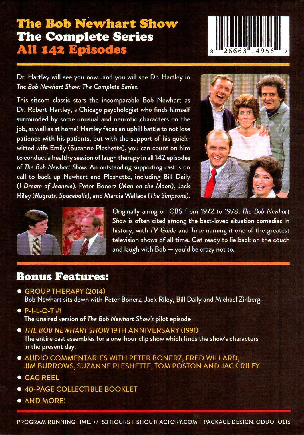 The Bob Newhart Show Complete Series (DVD 19-Discs)