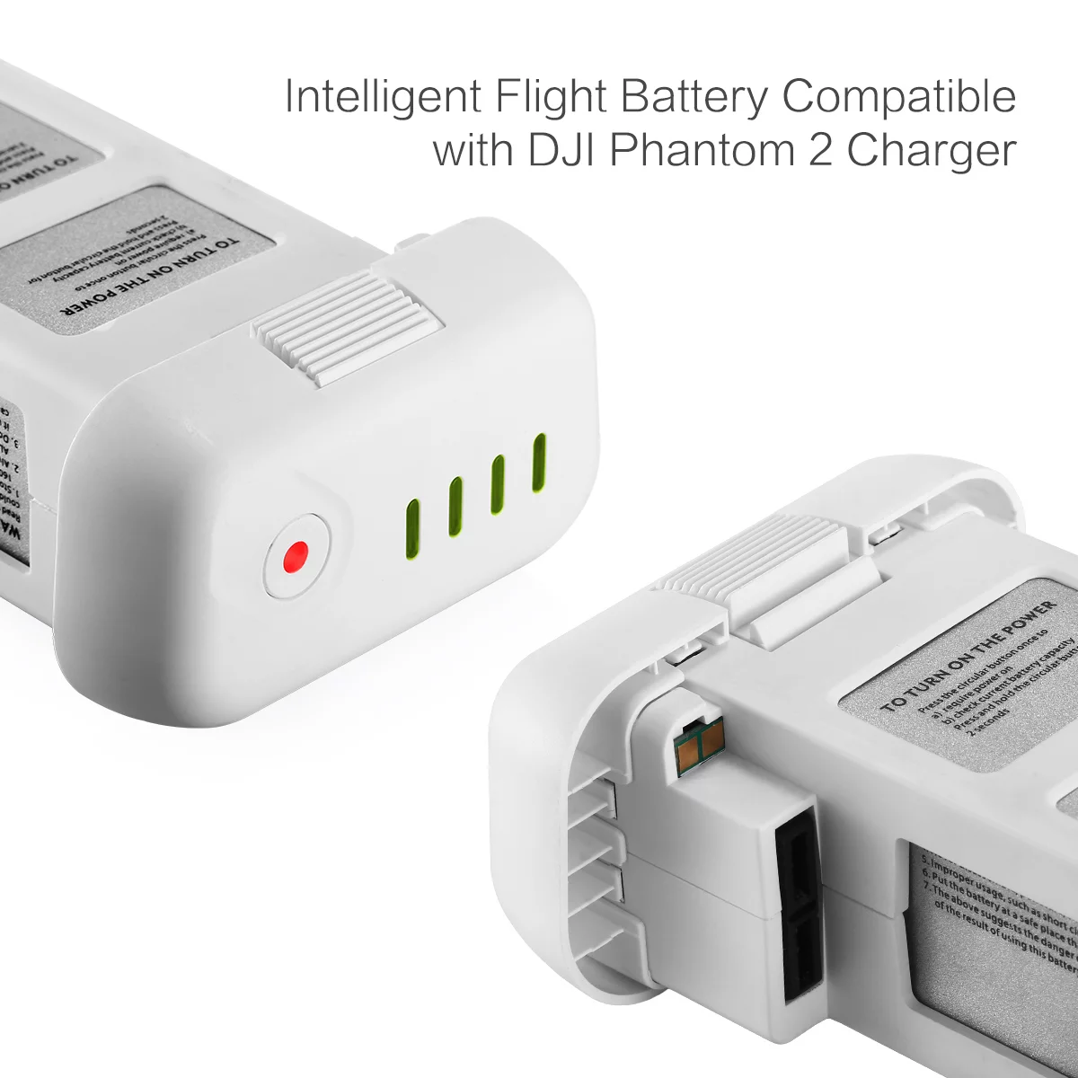 Powerextra 2Pcs 57Wh 11.1V 10C Intelligent Flight Battery for DJI Phantom 2, Phantom 2 Vision & Phantom 2 Vision Plus