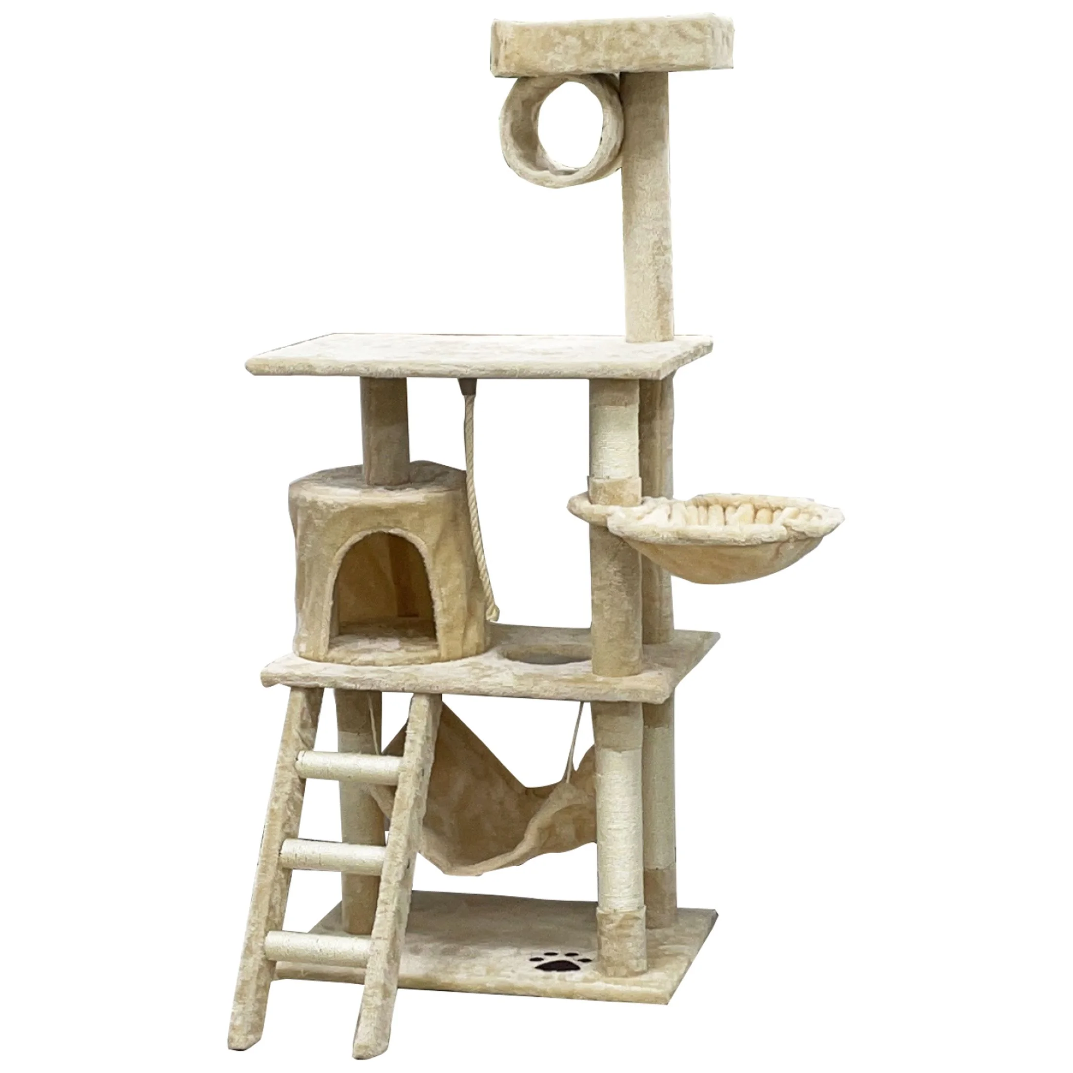 Universal all-in-one climbing frame for cats