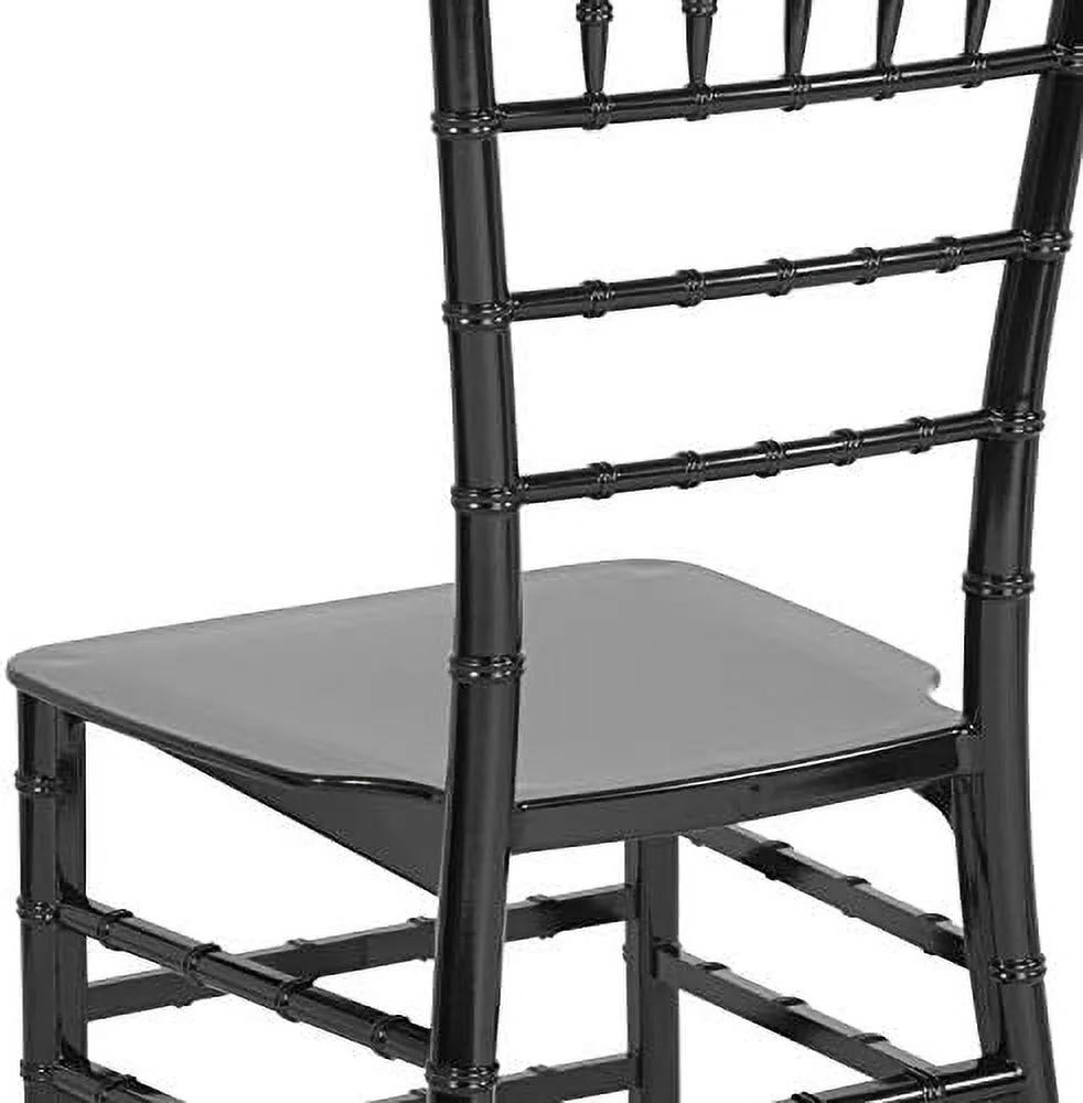 ZFGSUIJN White Stackable Resin Chiavari Chair