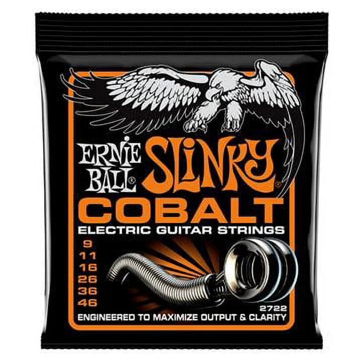 Ernie Ball Hybrid Slinky Cobalt Electric Guitar Strings - 9-46 Gauge