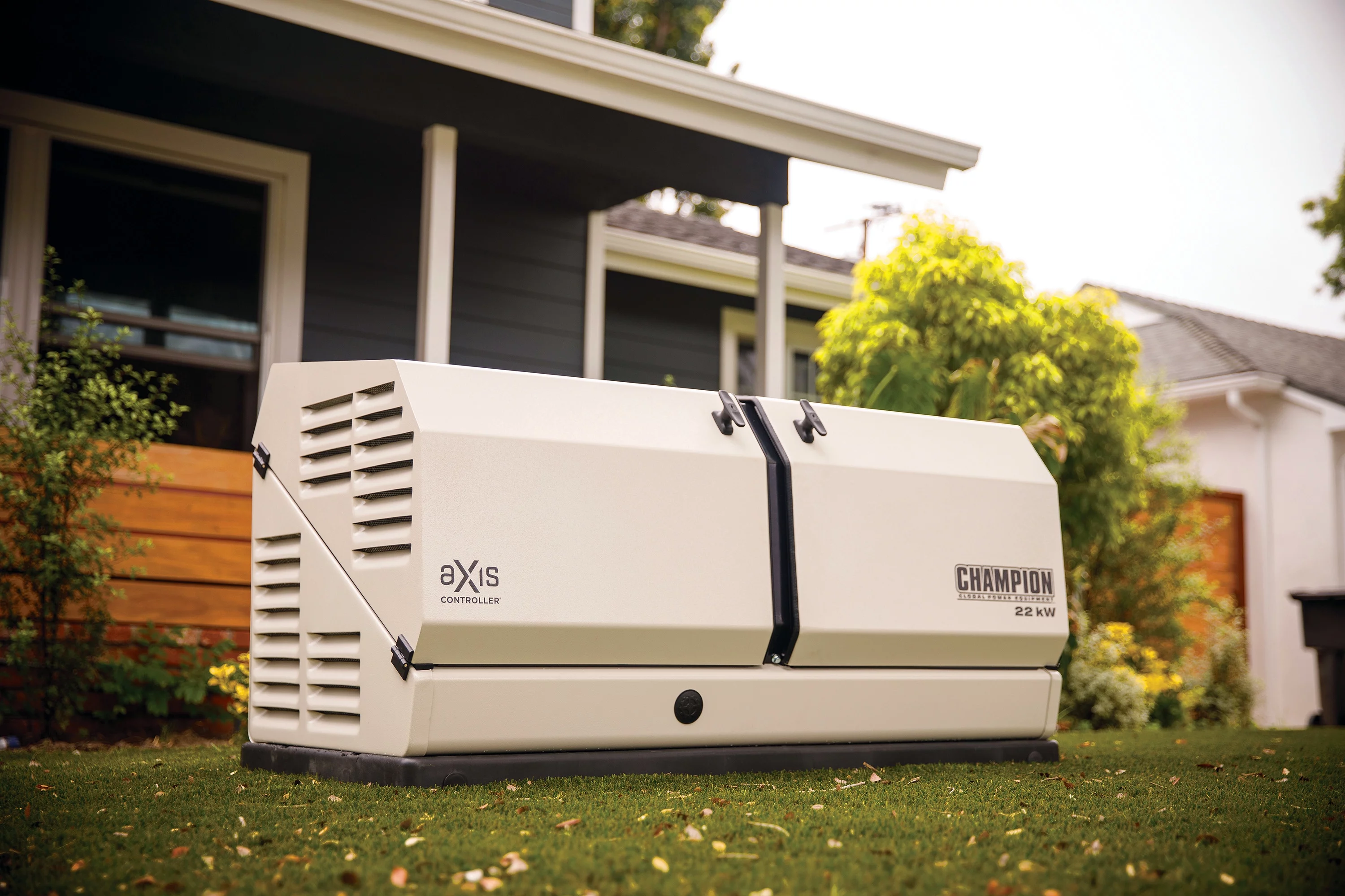 Champion Power Equipment 22 kW Home Standby Generator with 100-Amp Axis Automatic Transfer Switch