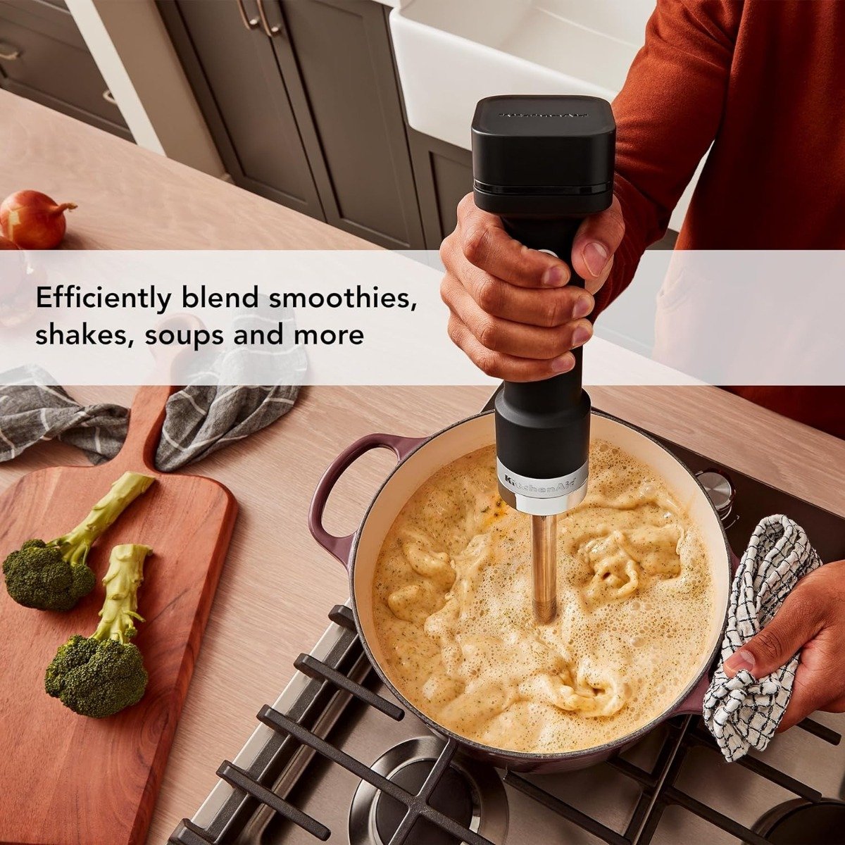 KitchenAid GO Cordless Hand Blender | Black Matte