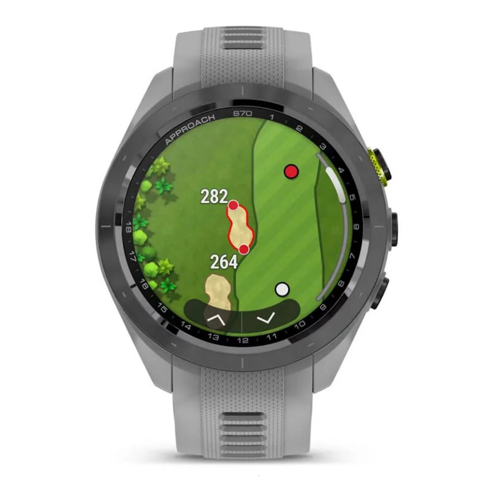 Garmin Approach S70 42 mm Premium GPS Golf Watch, Grey Band with 2 YR Warranty Bundle