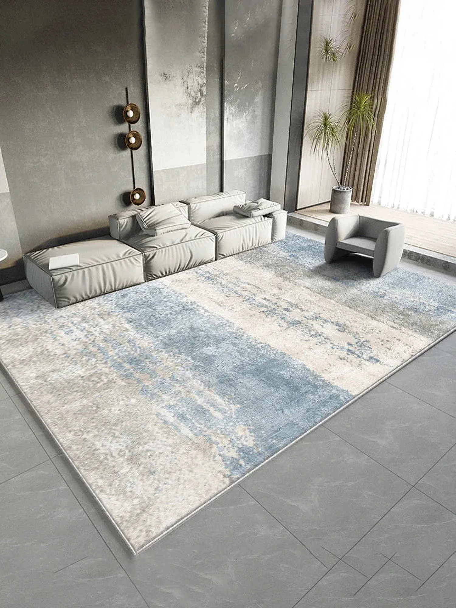 Modern Nordic Style Bedroom Large Area Carpets Abstract Minimalist Pattern Living Room Carpet Soft Coffee Table Balcony Rugs 양탄자