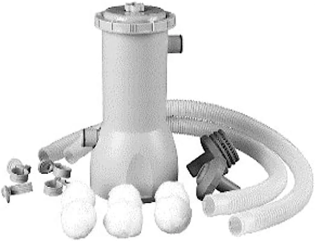 Bluebay Softsided Pool Grey with Grey Tubing 15ft Wide, 48in Deep by Sunneday