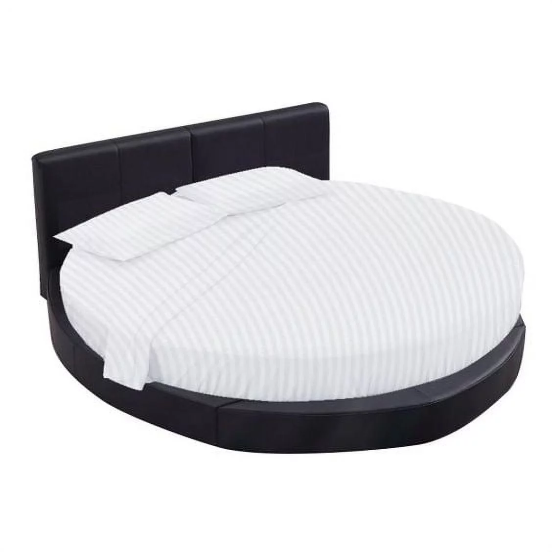 BEDDING BEGS : 4 Piece Round Bedsheet 100% Egyptian Cotton, 30