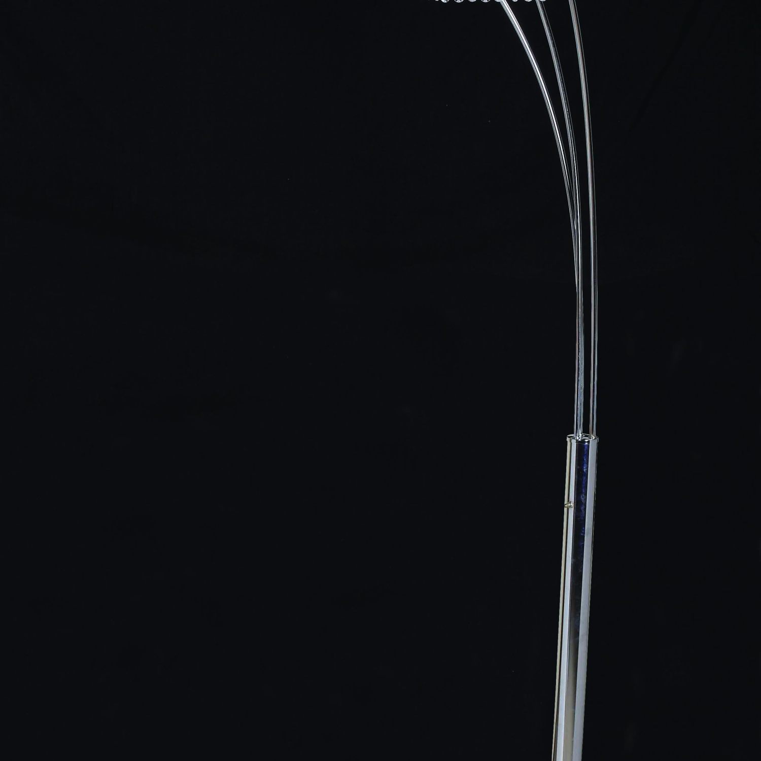 YLtoohoom 84”H 3-SHADE CRYSTAL INSPIRED ARCH FLOOR LAMP (1 PC/CTN/2.61 Cu Ft/34.63 G.W. lbs)