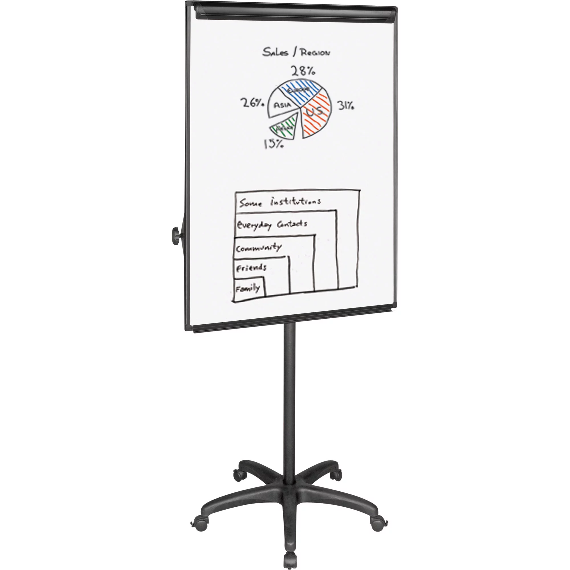 Bi-silque Basic Mobile Presentation Easel