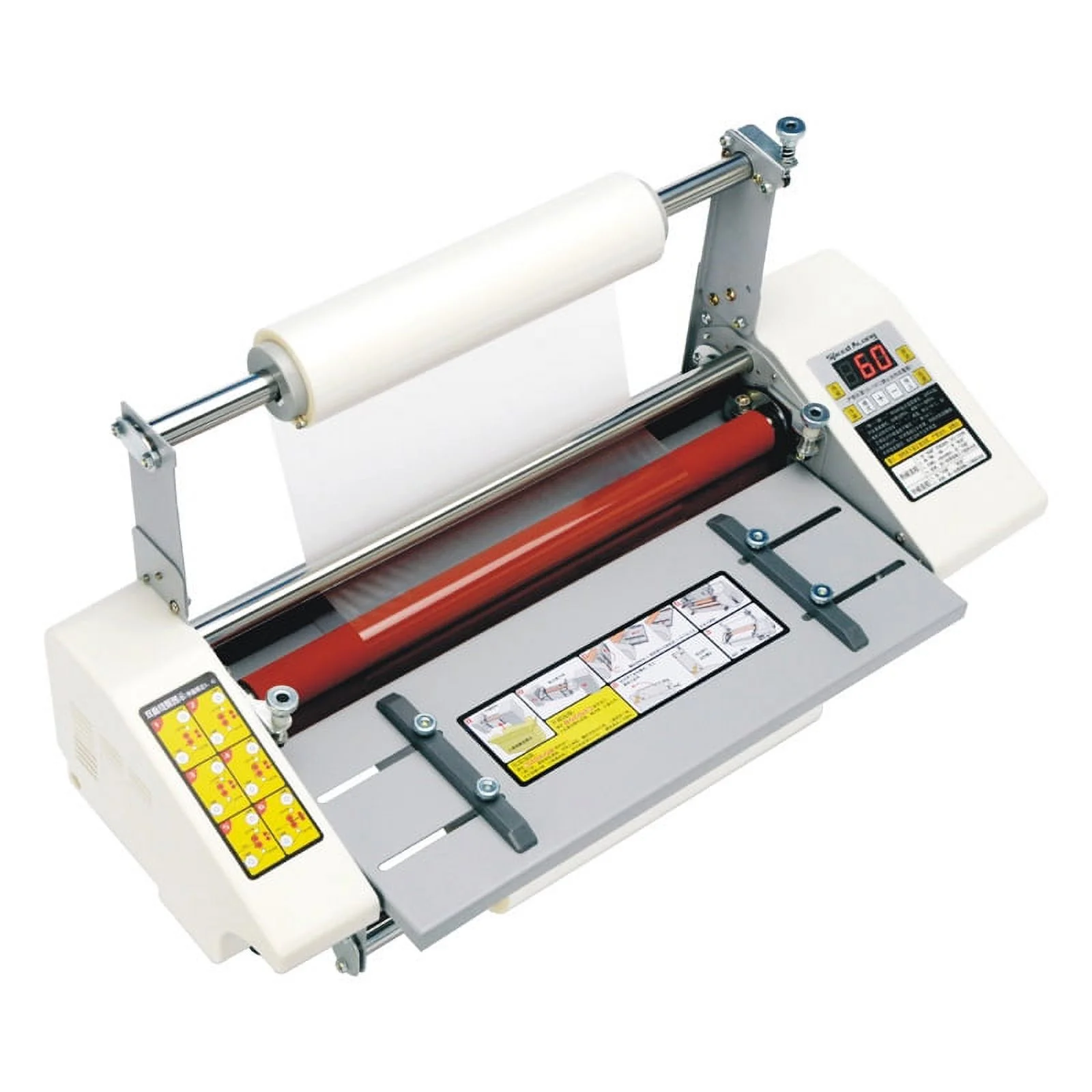 PreAsion 12.8inch A3 High Speed Roll Laminator Hot Cold Laminating Machine for Single and Double Sided Lamination 110V