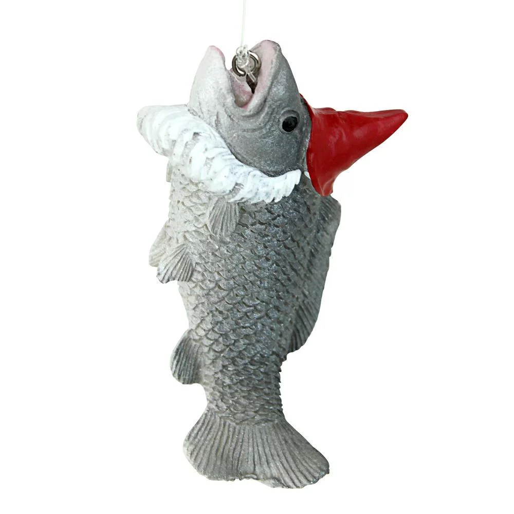Design Toscano 9.5 In. H Ziggy The Fishing Gnome Garden Sitter Statue