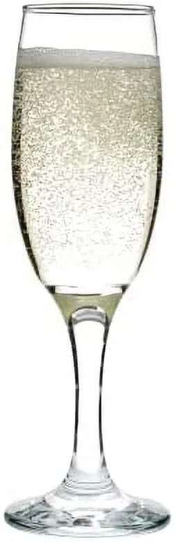 Champagne Flutes, 6 Ounce Toasting Champagne Flute,  Champagne Glasses, Set Of 6 Sparkling Wine Glasses