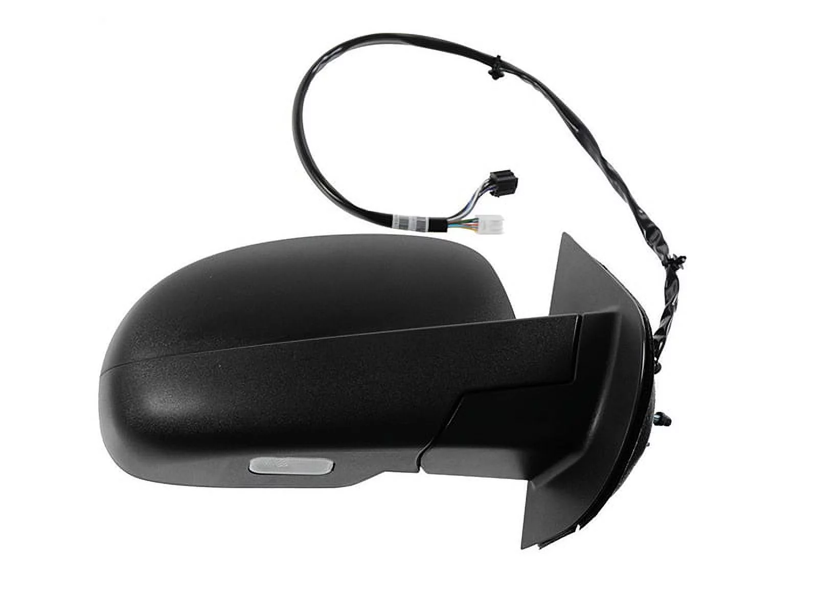 APA Replacement Power Folding Mirror fits 2009 - 2014 TAHOE YUKON SUBURBAN with LED Arrow Signal Blind Spot Detection Power Heated Puddle Memory Textured Black Cap Passenger Right Side GM1321526