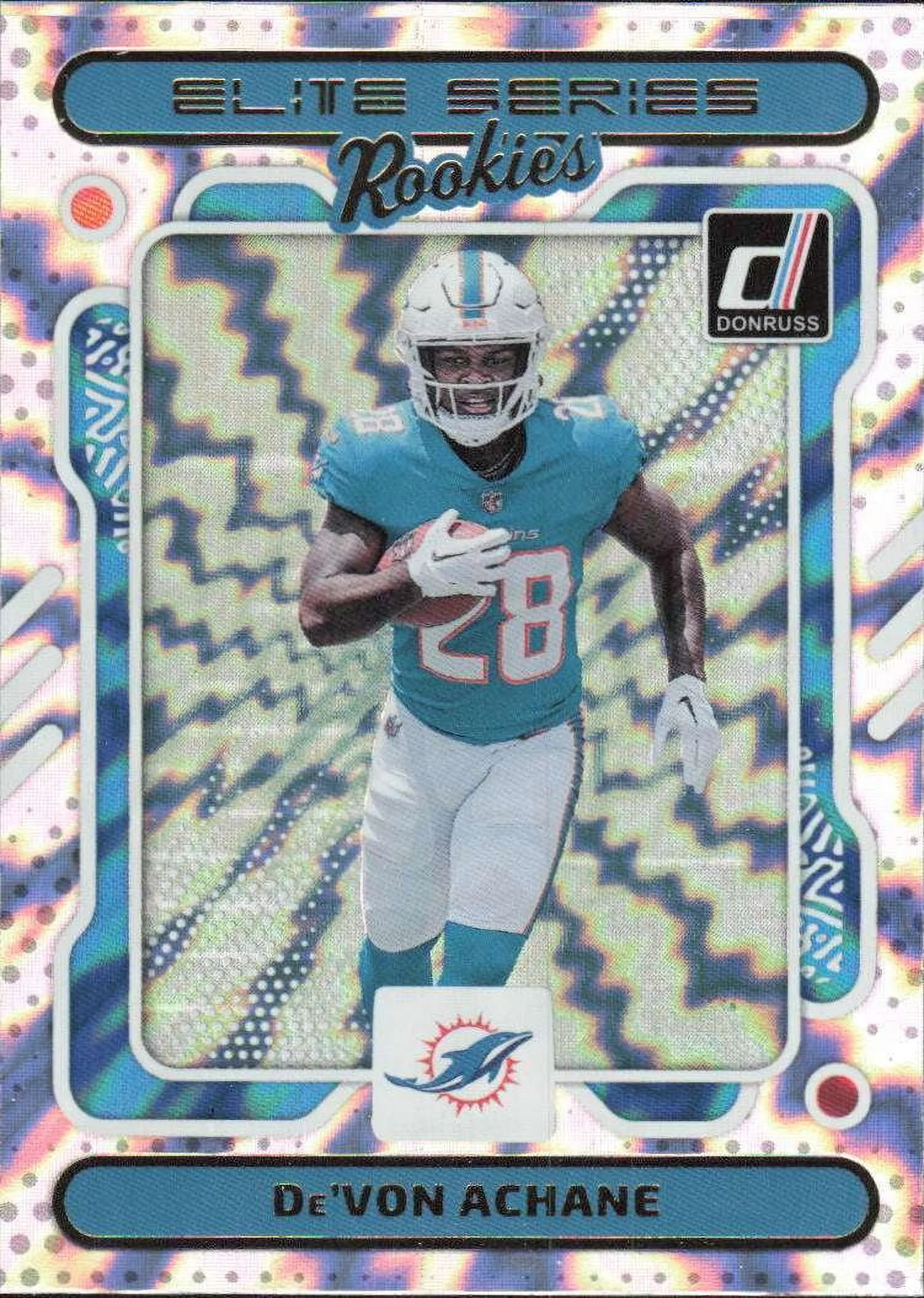 NFL 2023 Panini Donruss  Devon Achane #27 (Elite Series Rookies)