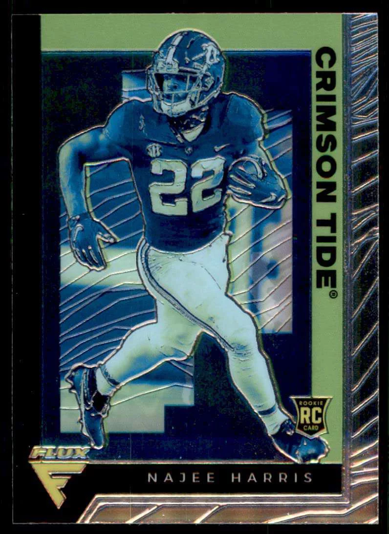 NFL 2021 Panini Chronicles Flux Draft Picks Najee Harris Trading Card #241 (Rookie)