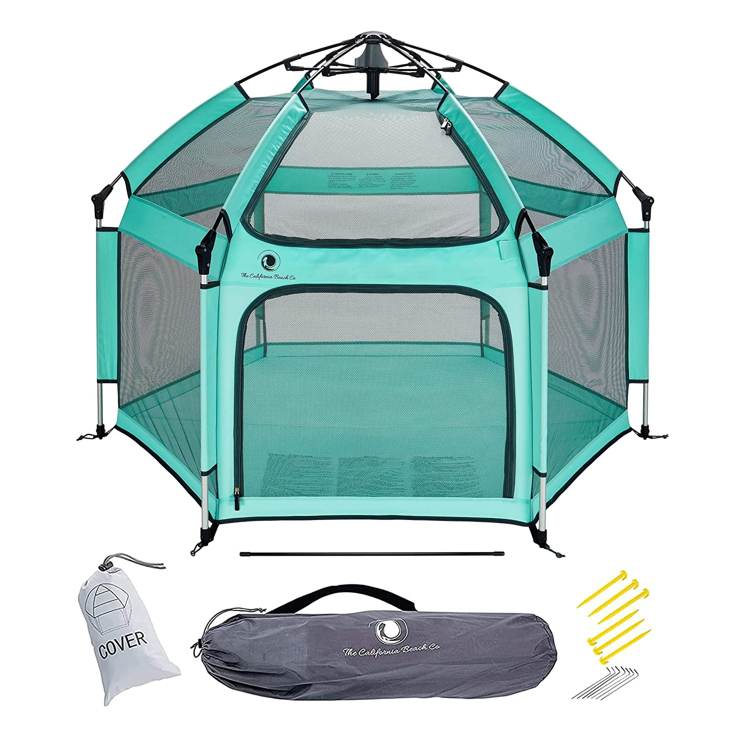 POP 'N GO Premium Indoor and Outdoor Baby Playpen - Play Yard - Sweet Mint