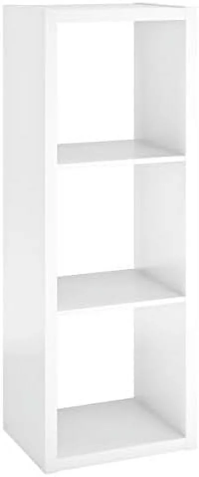 ZFGSUIJN 2 Cube   Organizer Bookshelf with Open Back  Vertical or Horizontal  Easy Assembly  Wood   Finish