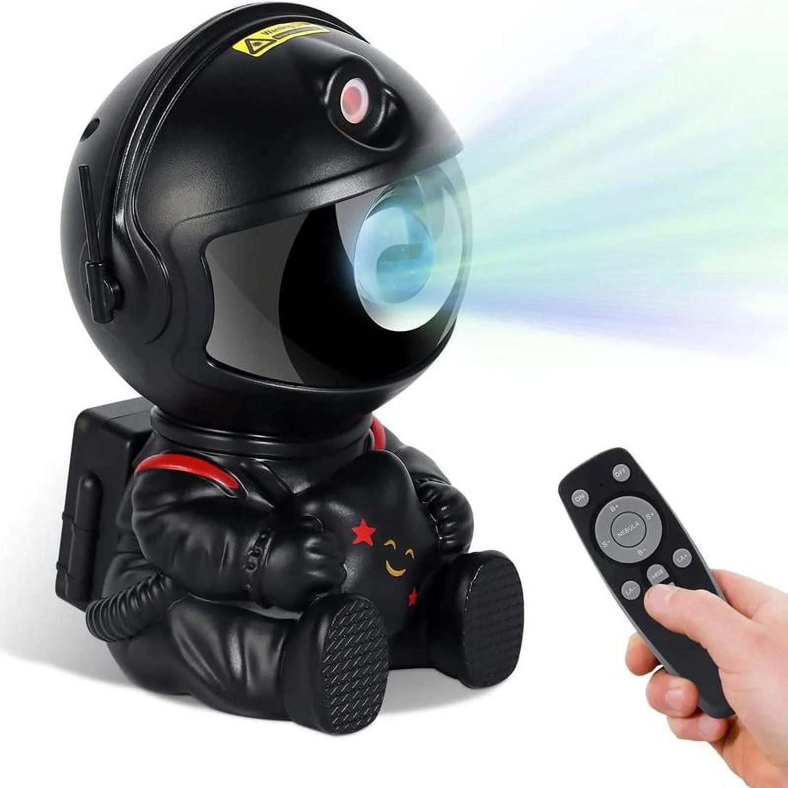 Magical Cozy Mini Astronaut Projector Night Light - Remote Controlled Starry LED Bedroom Lights for Cozy Bedroom & Living Room Decor - Unique Nebula Star Projector for Mother‘s Day & Spri