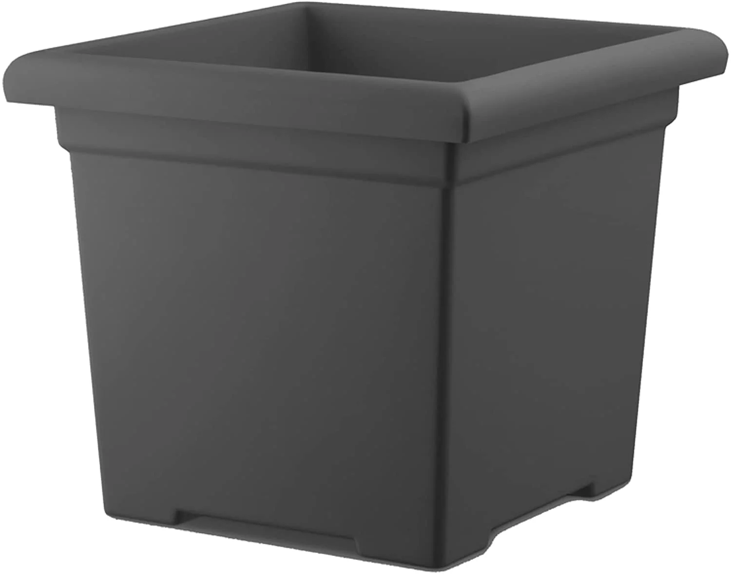 HC Companies Plastic Accent Planter,  Black - 15