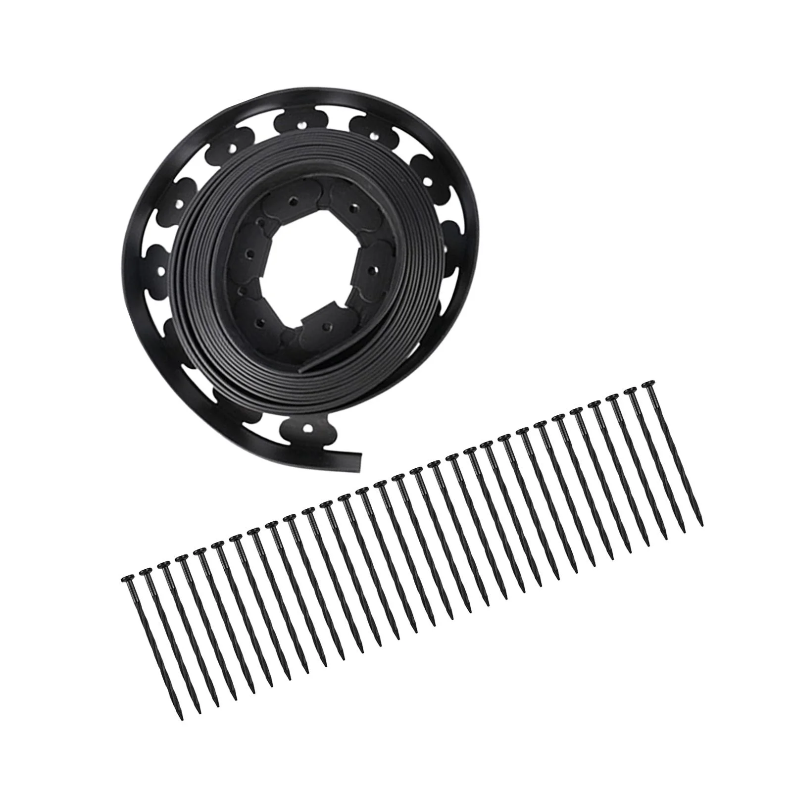 Garden Edging Border, Garden Edging Fence, Landscaping Edging, Garden Landscape Edging Borders, for Lawn 5cm Black