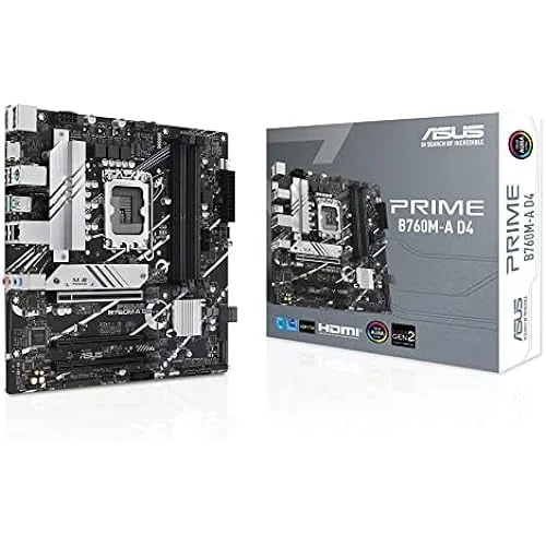 ASUS INTEL 13.12th Generation LGA1700 Compatible B760M Motherboard PRIME B760M-A D4 / Domestic Product