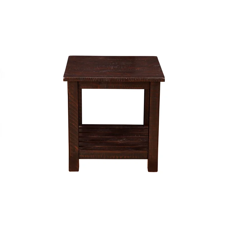 Home Square 2-Piece Set with Coffee Table & End Table in Espresso