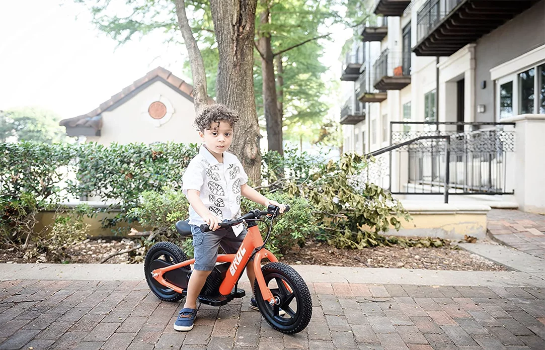 Broc Ebikes BROC Ebikes -D12 RED 12 in. Battery Powered Ebikes, Red