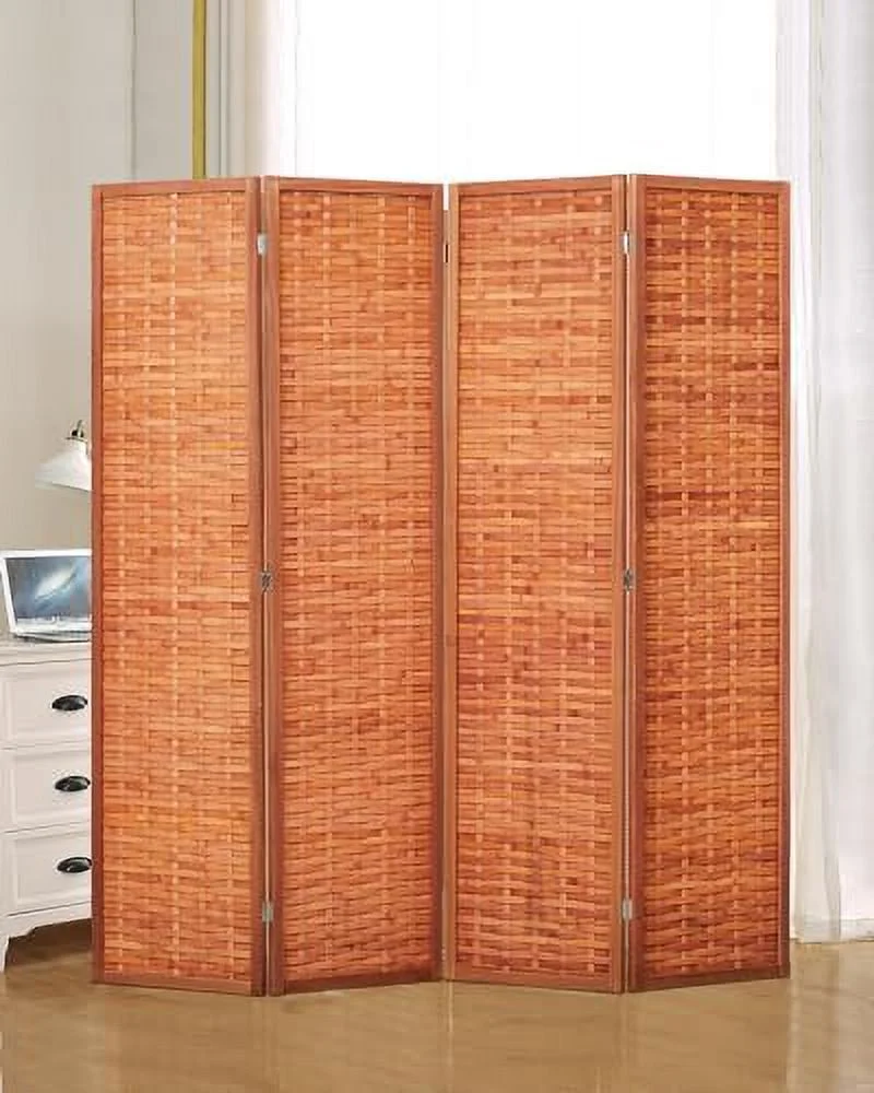 CHYTRE Room Divider Folding Privacy Screen  6 Panel Room Dividers 6 ft. Tall  Partition Wall Separation Dividers Freestanding  Beige