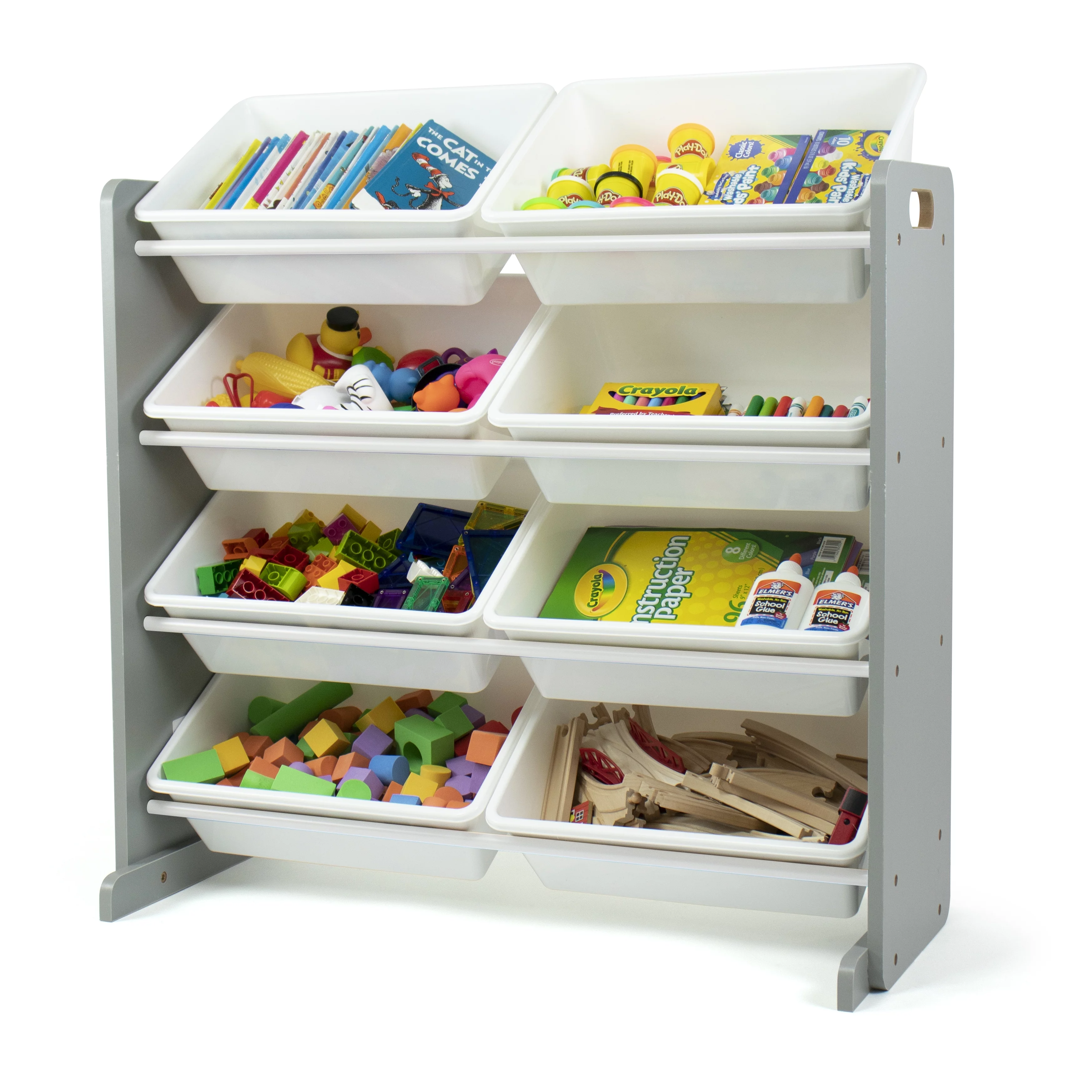 Humble Crew Toy Storage Organizer with 8 SuperSized Storage Bins