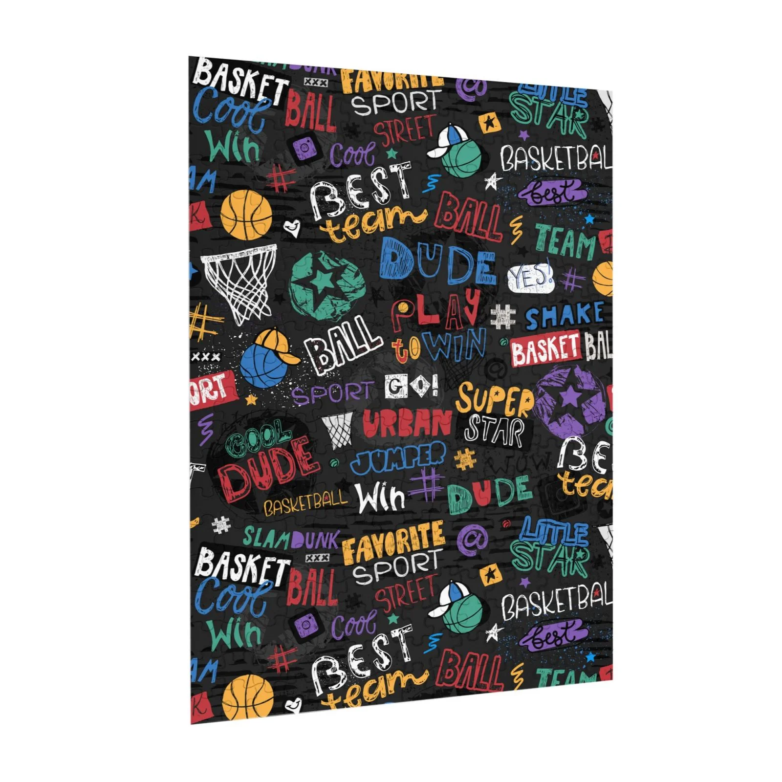 Kll Basketball - 300 Piece Jigsaw Puzzle For Adult And Teenagers Family Educational Game Toys 300pcs